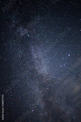 starry sky at night with milky way