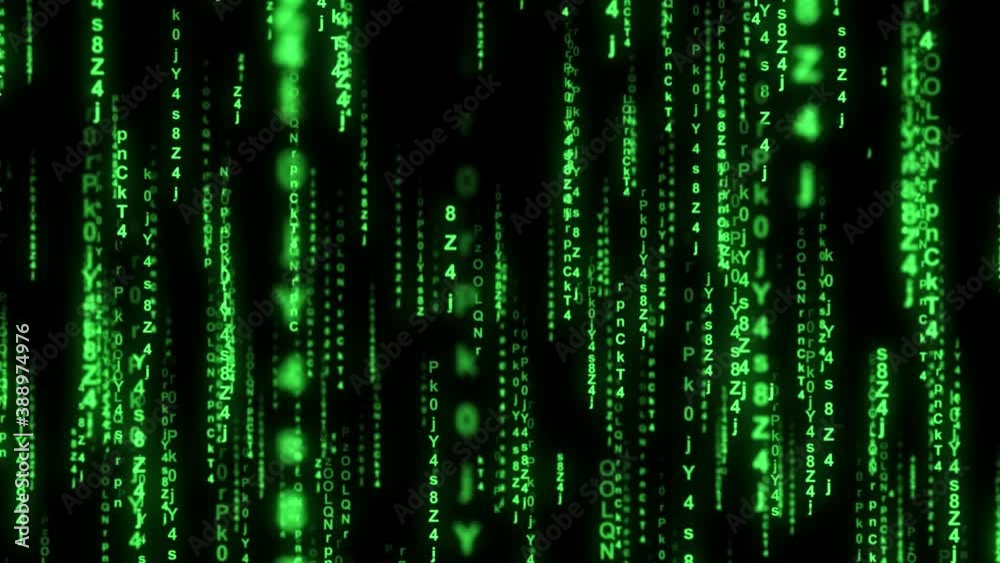 Green Code Rain Latin Green Code Rain Latin