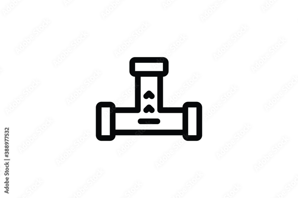 Industry Outline Icon - Pipe Industry Outline Icon - Pipe