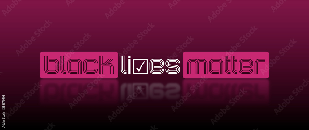 Black lives matter con sfondo colorato Black lives matter con sfondo colorato
