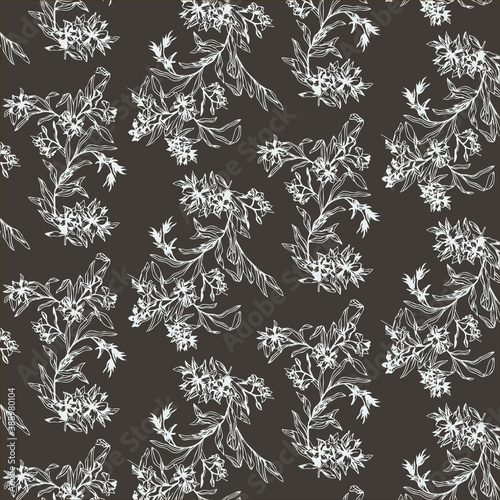 Seamless floral elegance pattern