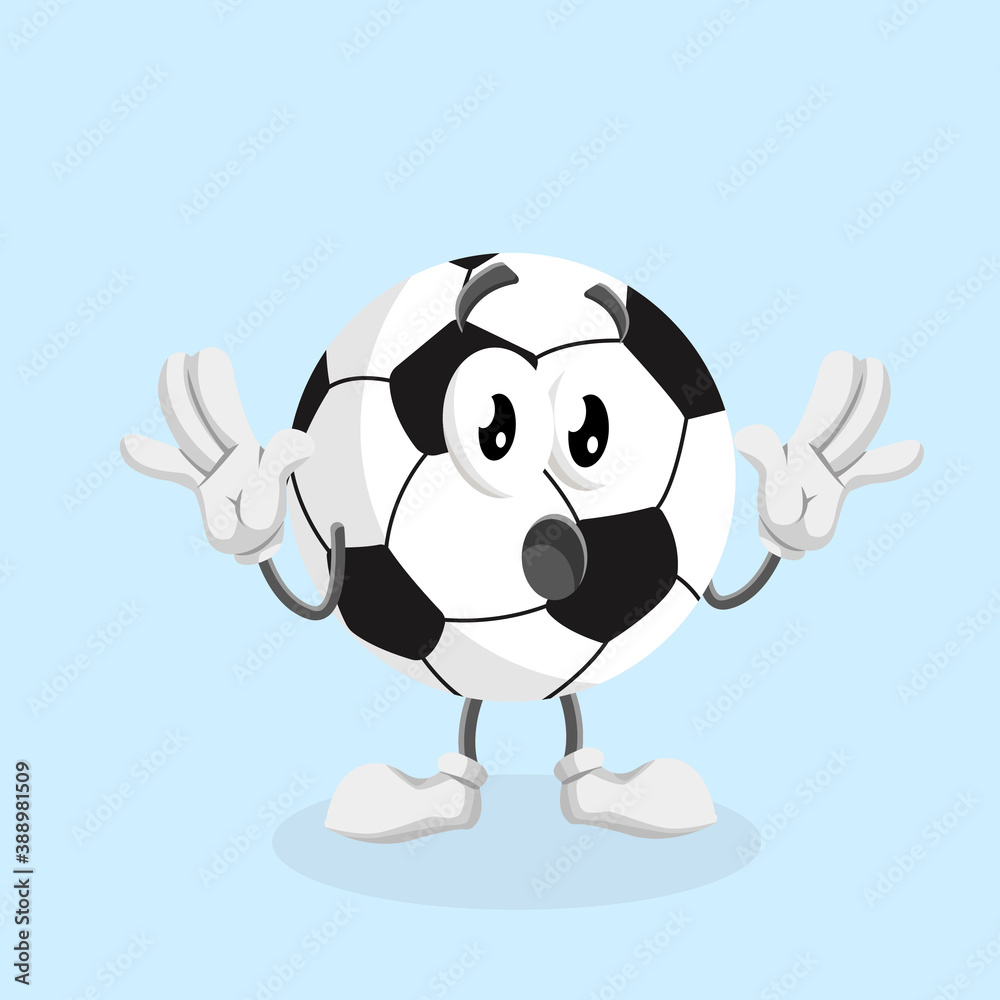 Fototapeta premium mascot ball cute