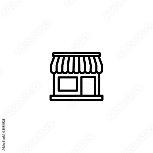 Store icon vector. shop symbol vector