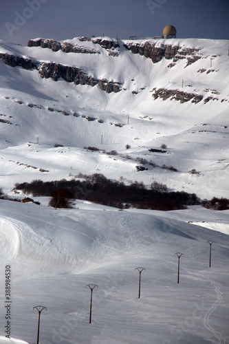 snow in spain photo