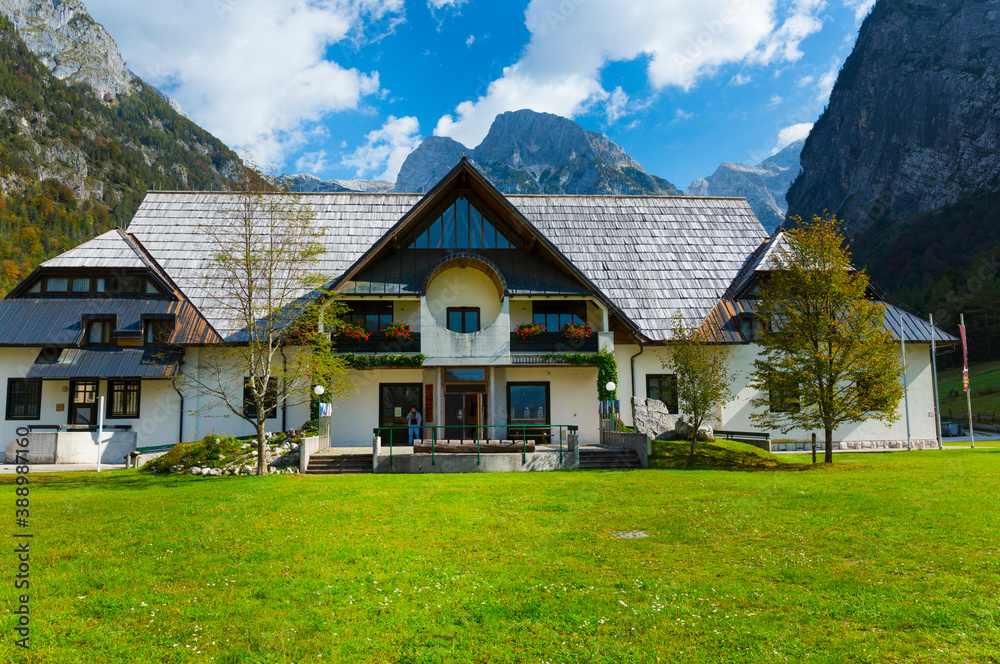 Information Centre of Triglav National Park, Triglav National Park, Trenta Valley, Julian Alps, Municipality of Bovec, Slovenia, Europe