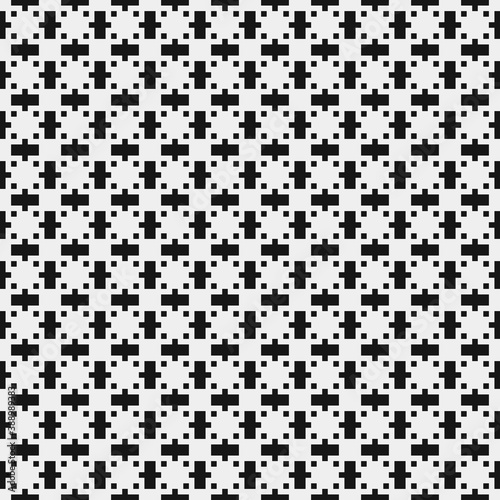 Abstract Cross Pattern Dots Logo generative computational art illustration