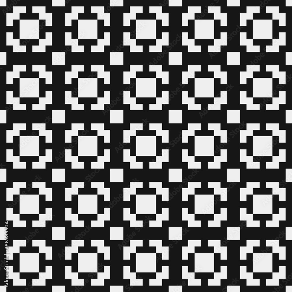 Abstract Cross Pattern Dots Logo generative computational art illustration