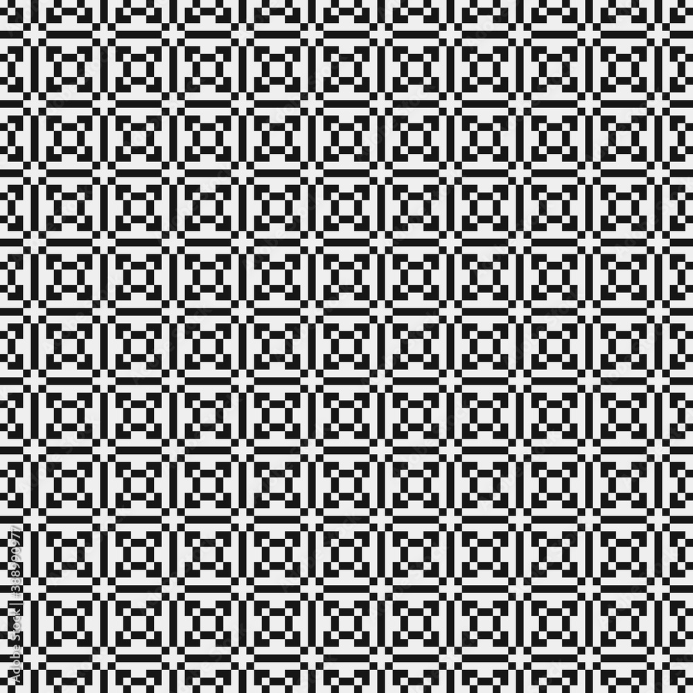 Abstract Cross Pattern Dots Logo generative computational art illustration