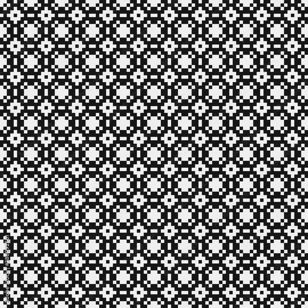 Abstract Cross Pattern Dots Logo generative computational art illustration