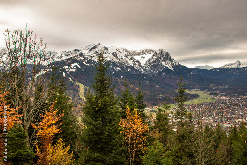 Ausblick vom Wank in Garmisch-Partenkirchen