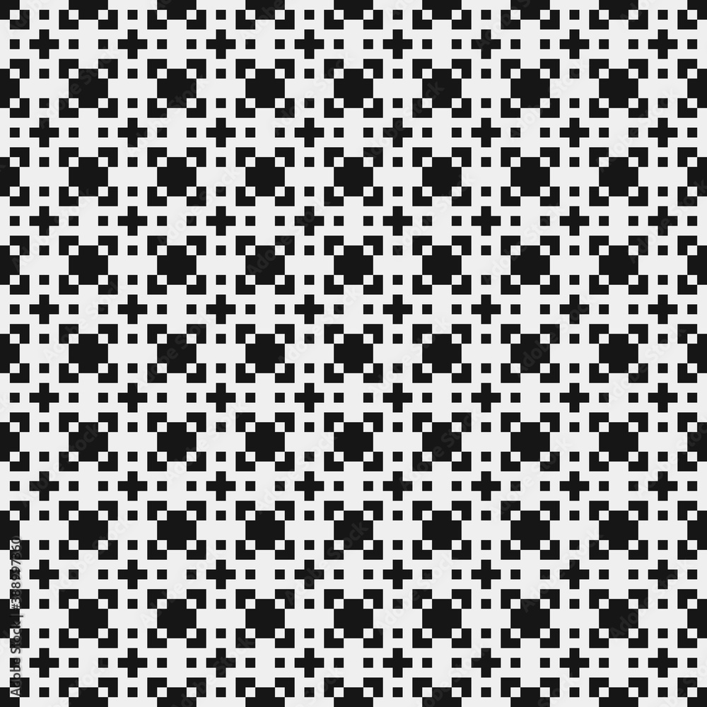 Abstract Cross Pattern Dots Logo generative computational art illustration