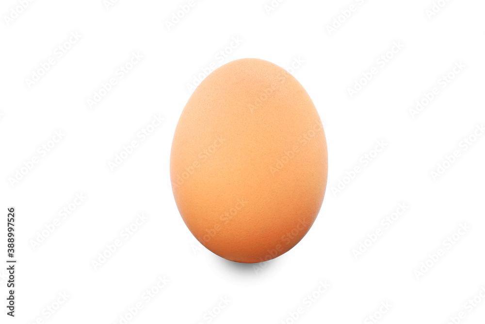 Boiled egg isolated on white background cutout Boiled egg isolated on white background cutout