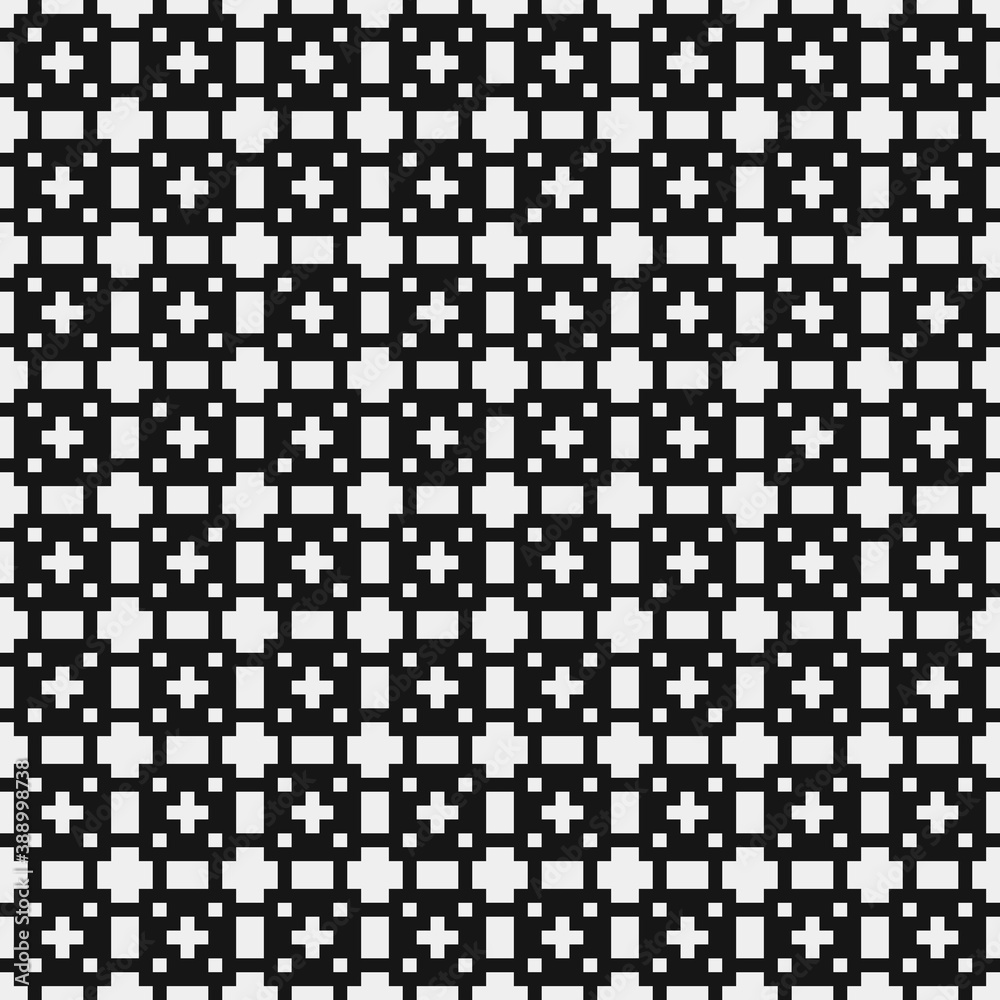 Abstract Cross Pattern Dots Logo generative computational art illustration