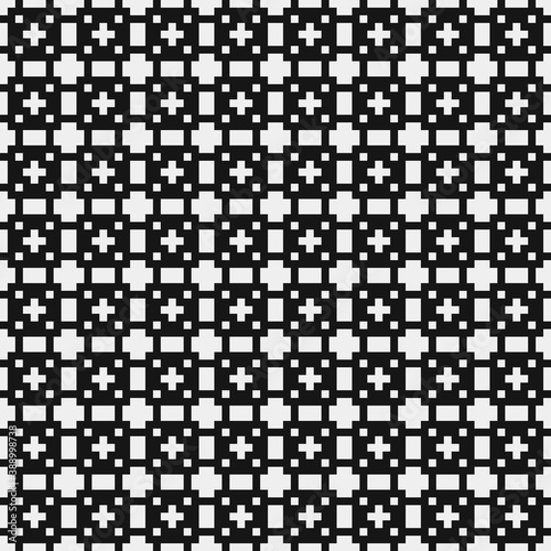 Abstract Cross Pattern Dots Logo generative computational art illustration