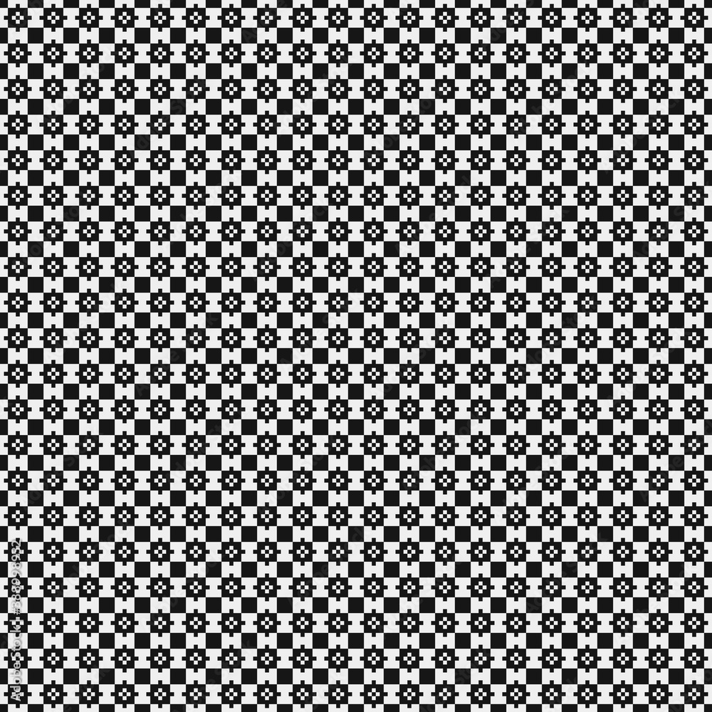 Abstract Cross Pattern Dots Logo generative computational art illustration