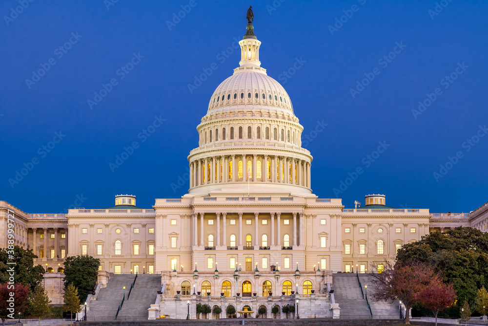 Obraz premium The US Capitol in Washington DC