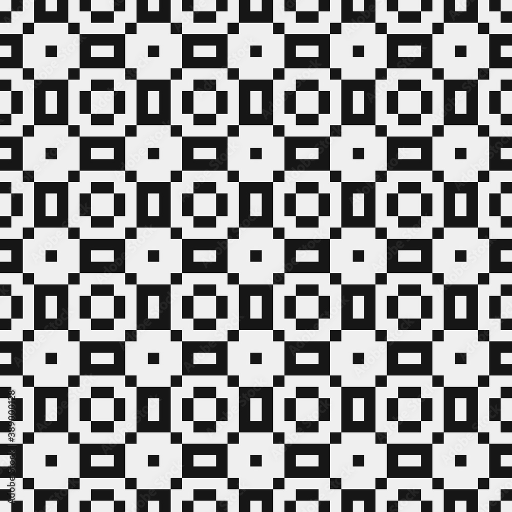 Fototapeta premium Abstract Cross Pattern Dots Logo generative computational art illustration