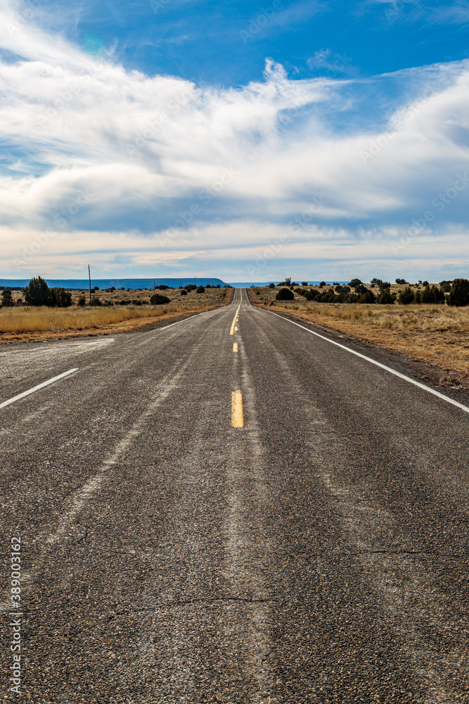 A Long Road in New Mexico