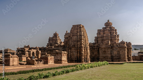 architectural complex in Pattadakal of the 8th century  the climax in the development of the Hindu style of Wesar in temple architecture