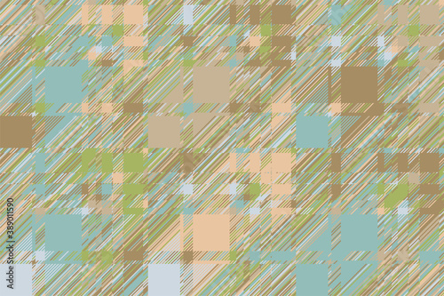Modern glitch background. Color geometric abstract pattern vector.