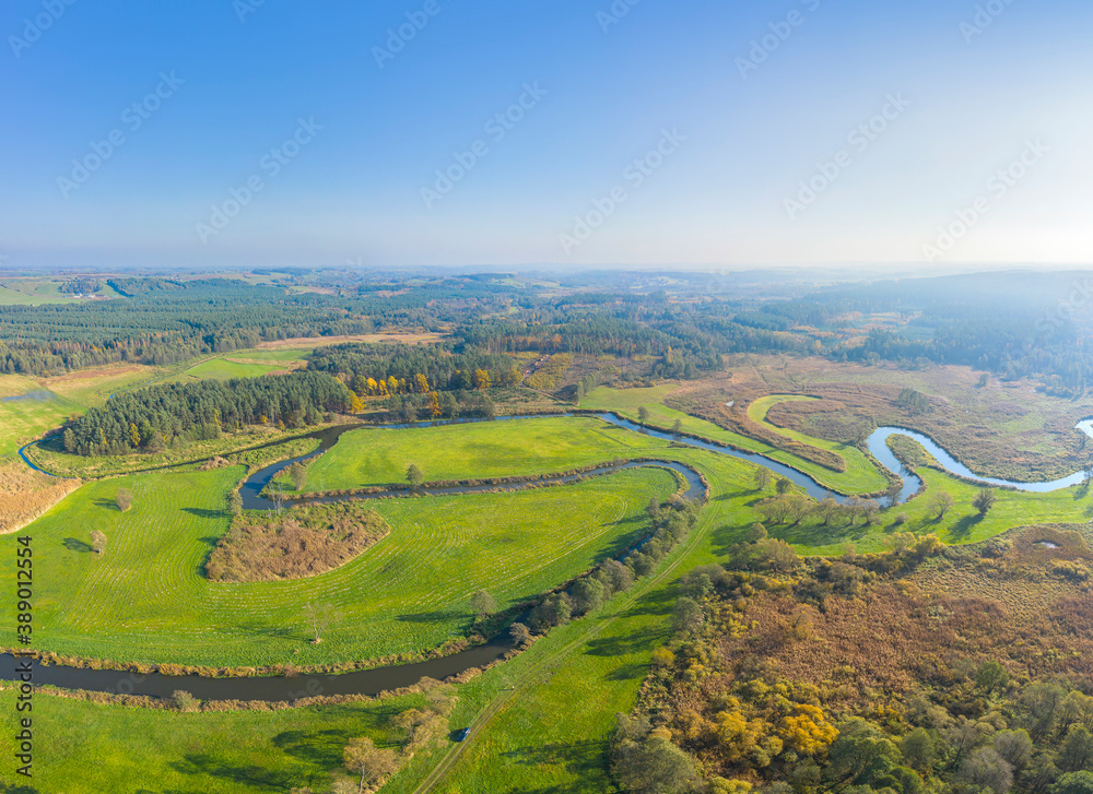 Meanders of the Drwęca River, Poland