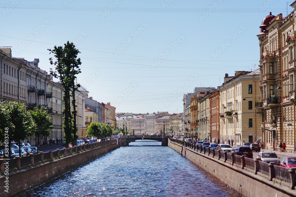 water canal in Saint Petersburg