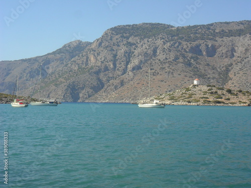 Island hopping among the charming and beautiful Greek islands of Samos, Leros, Lipsi, Kalymnos, Kos and Rhodes, Greece - Mediterranean Sea photo