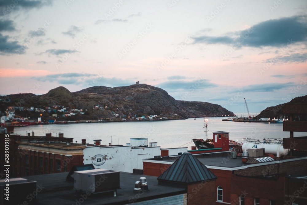 view of bay st. johns newfoundland