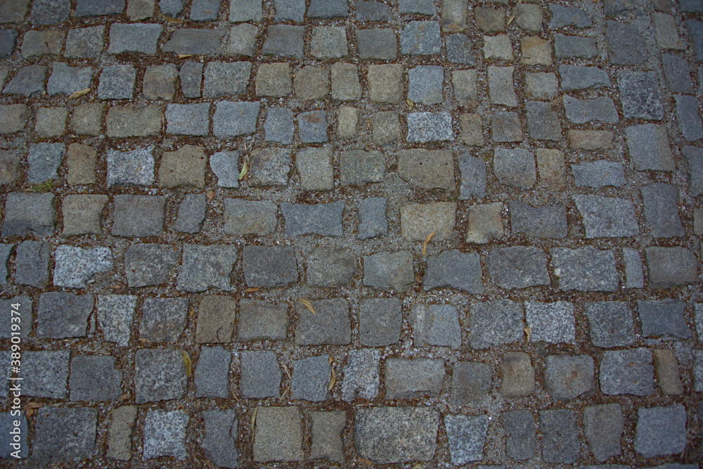 Cobbled street texture
