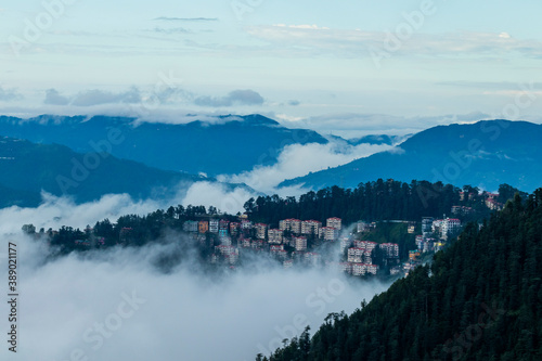 Various views of Shimla in monsoon