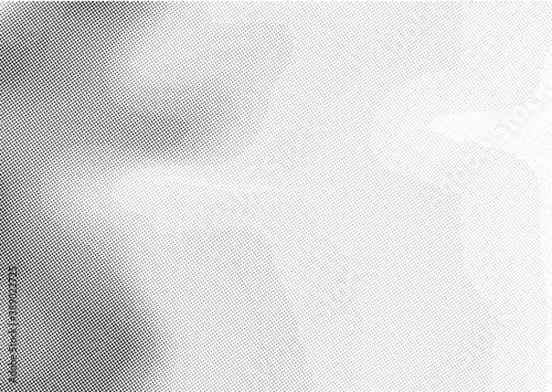 Grunge halftone dots vector texture background . Border Frame . 