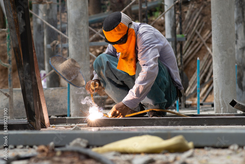 Welding steel