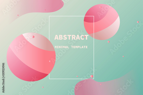 Abstract minimal planet. Lorem ipsum circle shape and minimal tone. shadow in gradient. for imagine of you. design esp10.