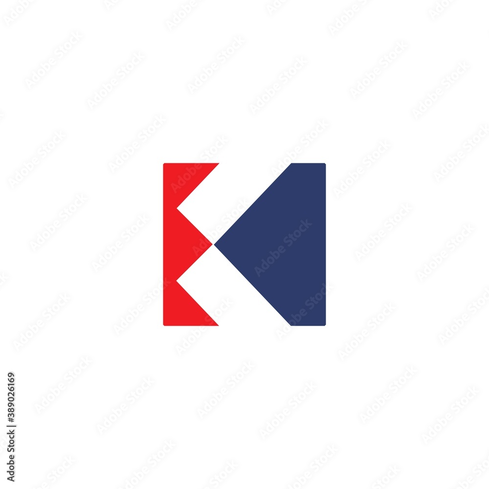The K letter initials logo design is strong and modern #2 The K letter initials logo design is strong and modern #2