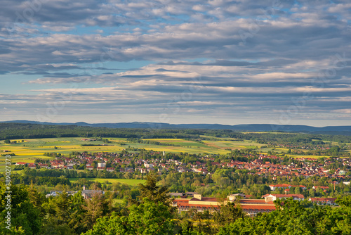 Blick auf Bad Rodach in Obefranken Deutschland