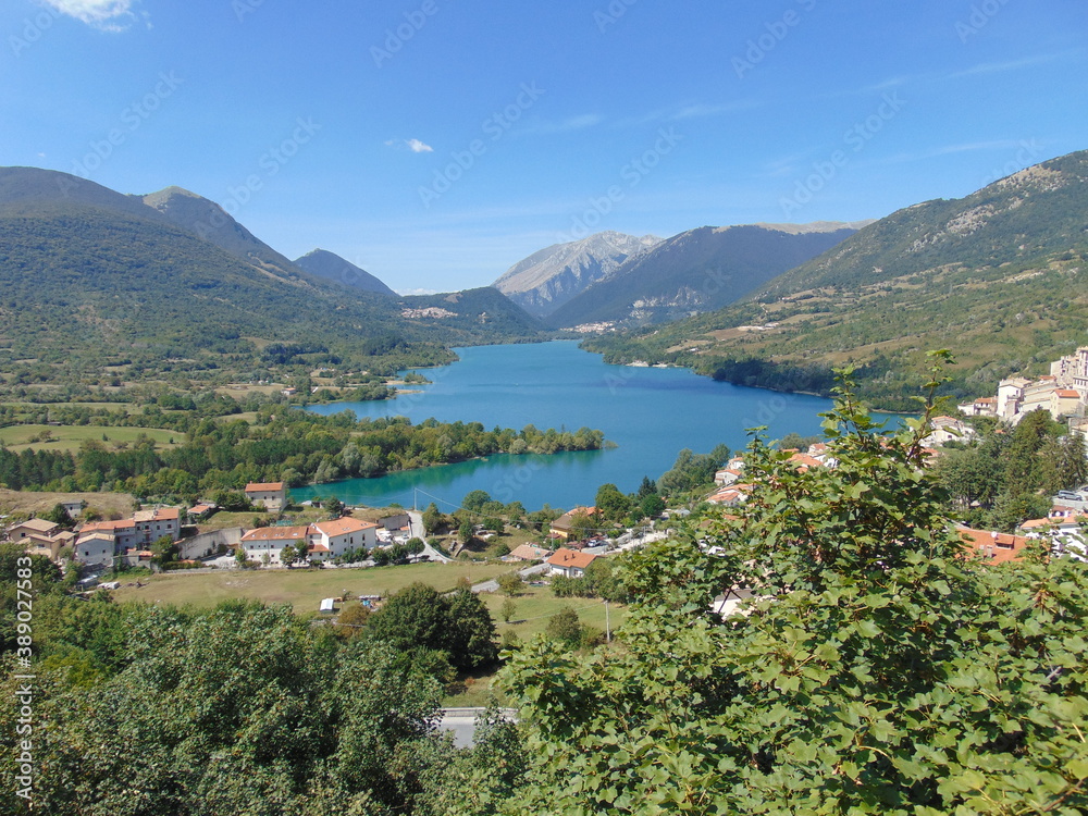 View of lake in Italy