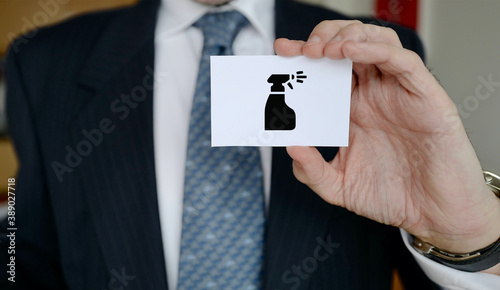 Obraz na plátně spay noir carte main