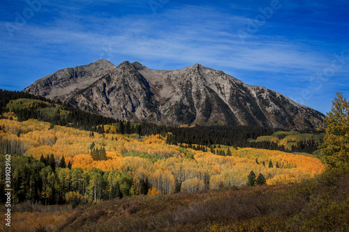 Spectacular Autumn: Beckwith Peak on Kebler Pass Rd, Colorado