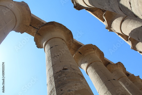 Pillars in Luxor Temple
