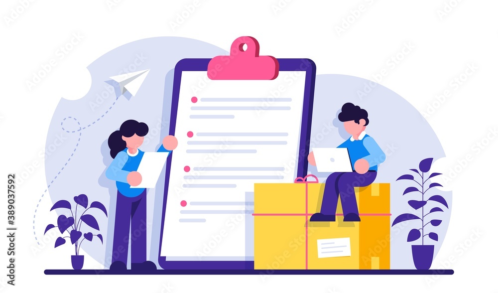 Shopping information website UIt. Online retailer website menu. International delivery details, customer information, user experience, shipping cost. Modern flat illustration. Shopping information website UIt. Online retailer website menu. International delivery details, customer information, user experience, shipping cost. Modern flat illustration.