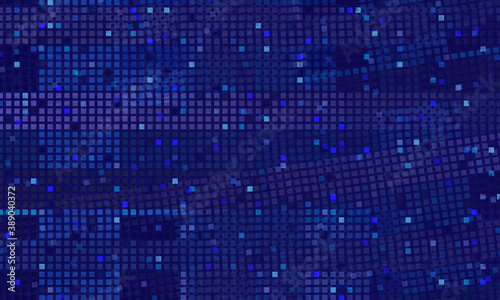 Blue vector background in polygonal style.