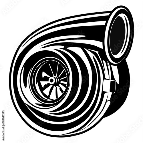 Turbocharger Boost Illustration 