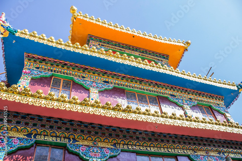 Vászonkép The monastery in Dharamshala, Himachal