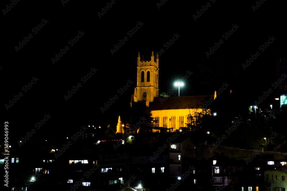 Obraz premium Nightscapes of Shimla