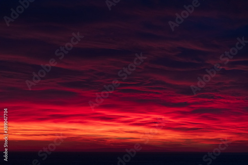 Vulcan sunset