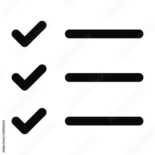 check list icons graphic design vector symbols. isolated on white background