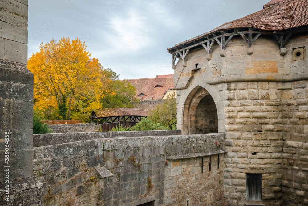 Fototapeta premium Spaziergang in Rothenburg ob der Tauber