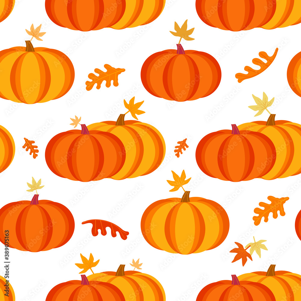 Thanksgiving Fall fest pumpkin seamless pattern Thanksgiving Fall fest pumpkin seamless pattern