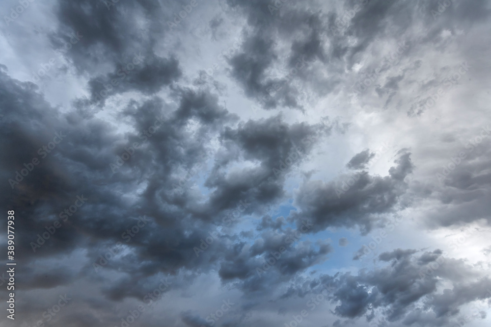 An eerie cloudscape scene. An eerie cloudscape scene.