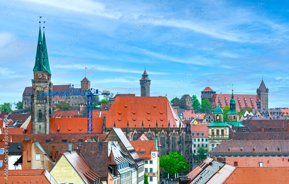 Obraz premium Nuremberg cityscape